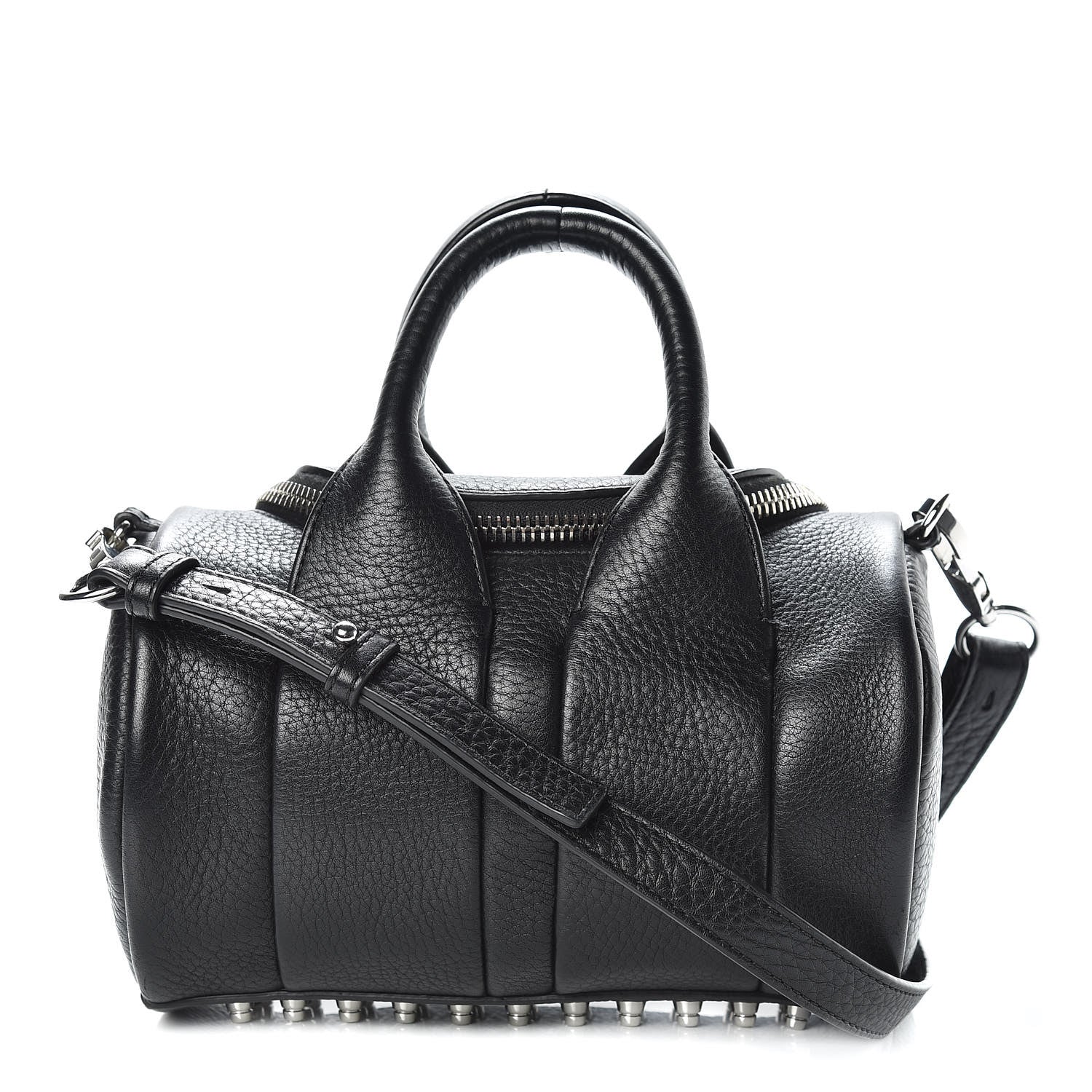 Alexander Wang Pebbled Lambskin Mini Rockie Black Rhodium Hardware 1 of 20