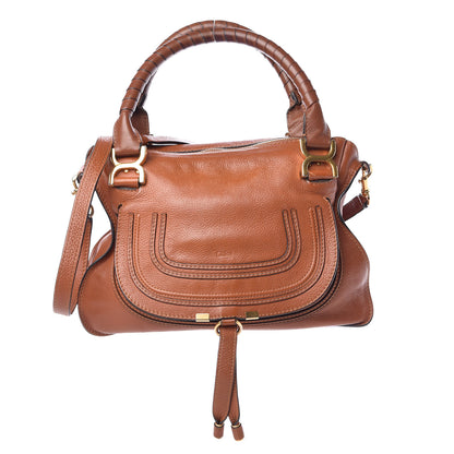 Chloe Calfskin Medium Marcie Satchel Tan 1 of 22