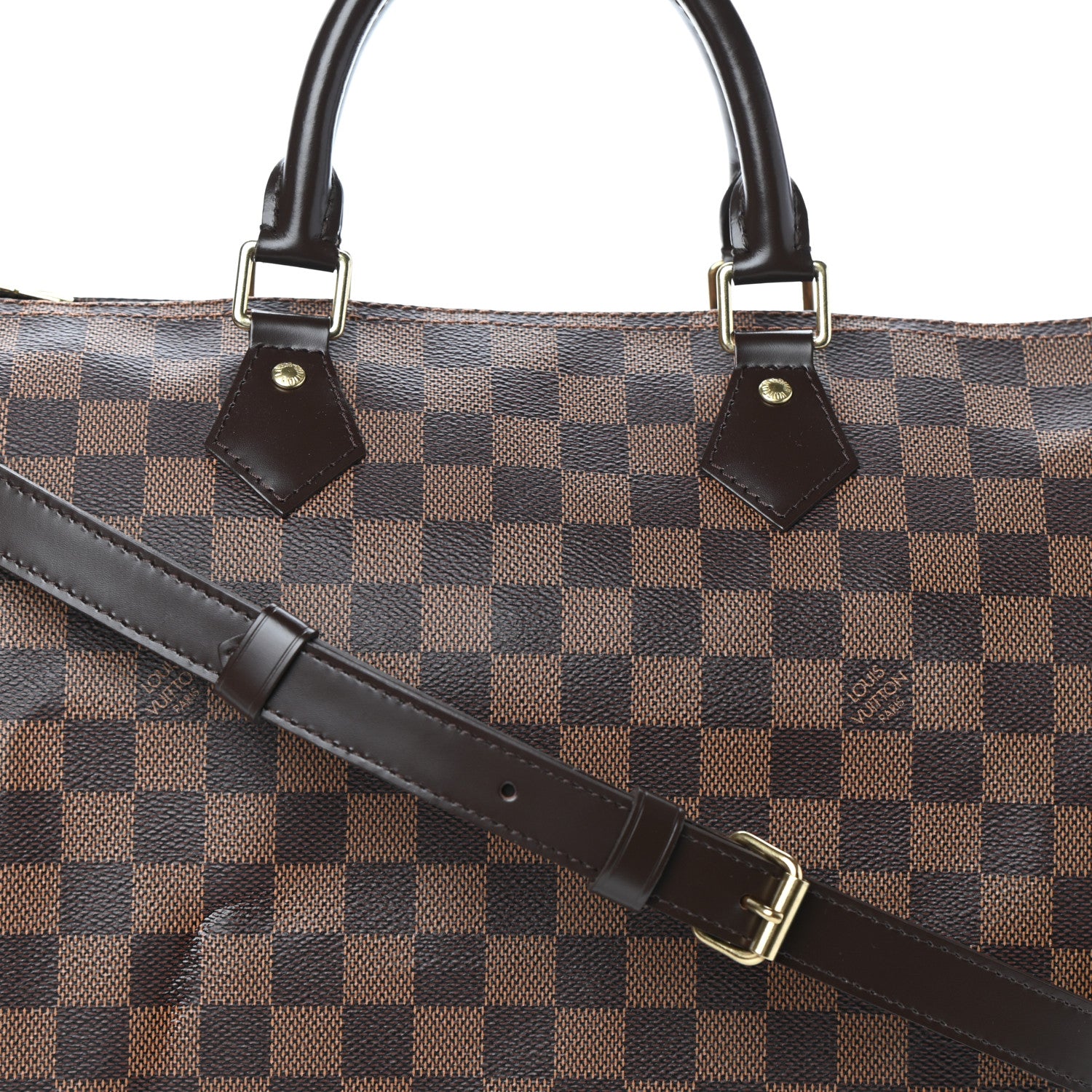Louis Vuitton Damier Ebene Speedy Bandouliere 35 7 of 9