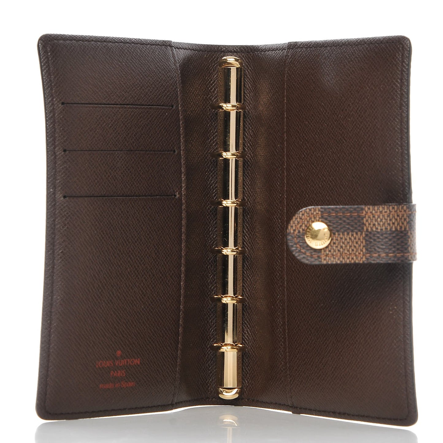 Damier Ebene Small Ring Agenda Cover