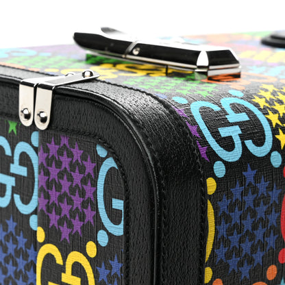 Gucci GG Supreme Monogram Psychedelic Extra Large Savoy Suitcase Black Multicolor 9 of 14
