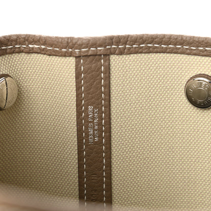 Hermes Toile H Negonda Garden File 28 Etoupe 6 of 16
