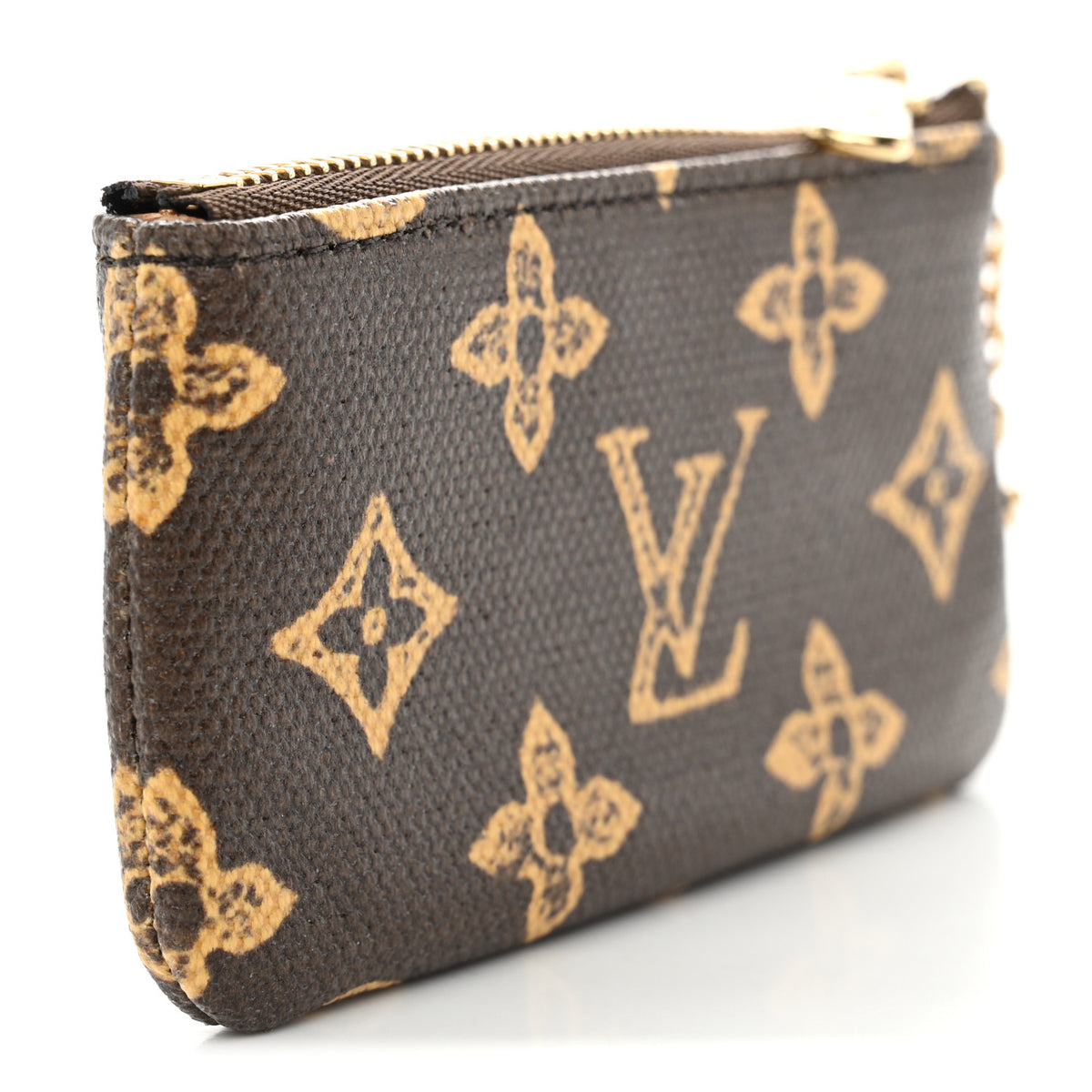 Monogram Origine Key Pouch  Dark Chocolate