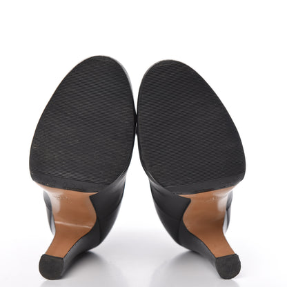 Valentino Garavani Calfskin Rebelle Boots 37 Black 5 of 12