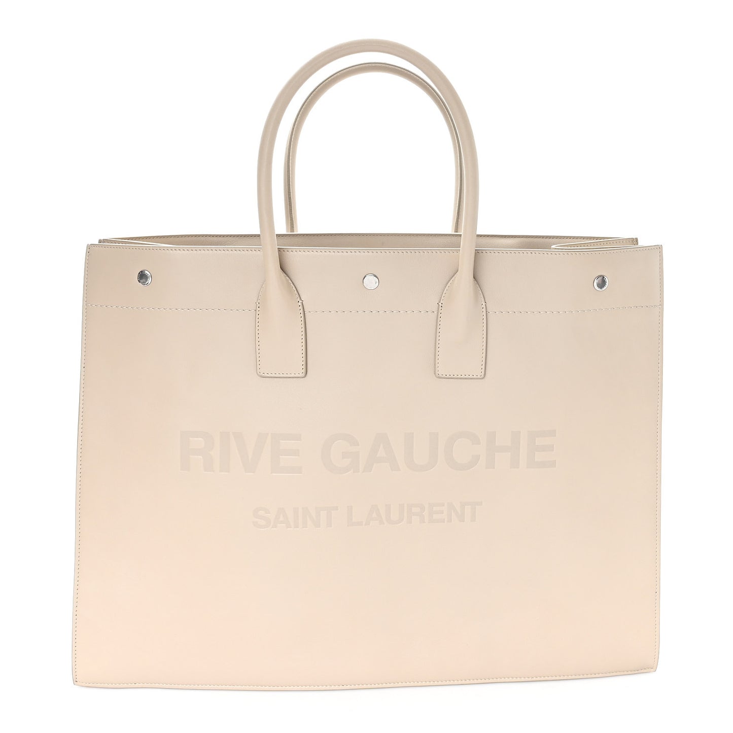 Vitello Large Rive Gauche Tote Sea Salt