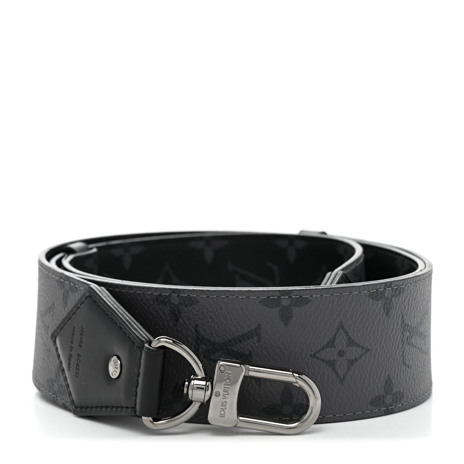 Louis Vuitton Monogram Eclipse Reversible Bandouliere Shoulder Strap 1 of 4