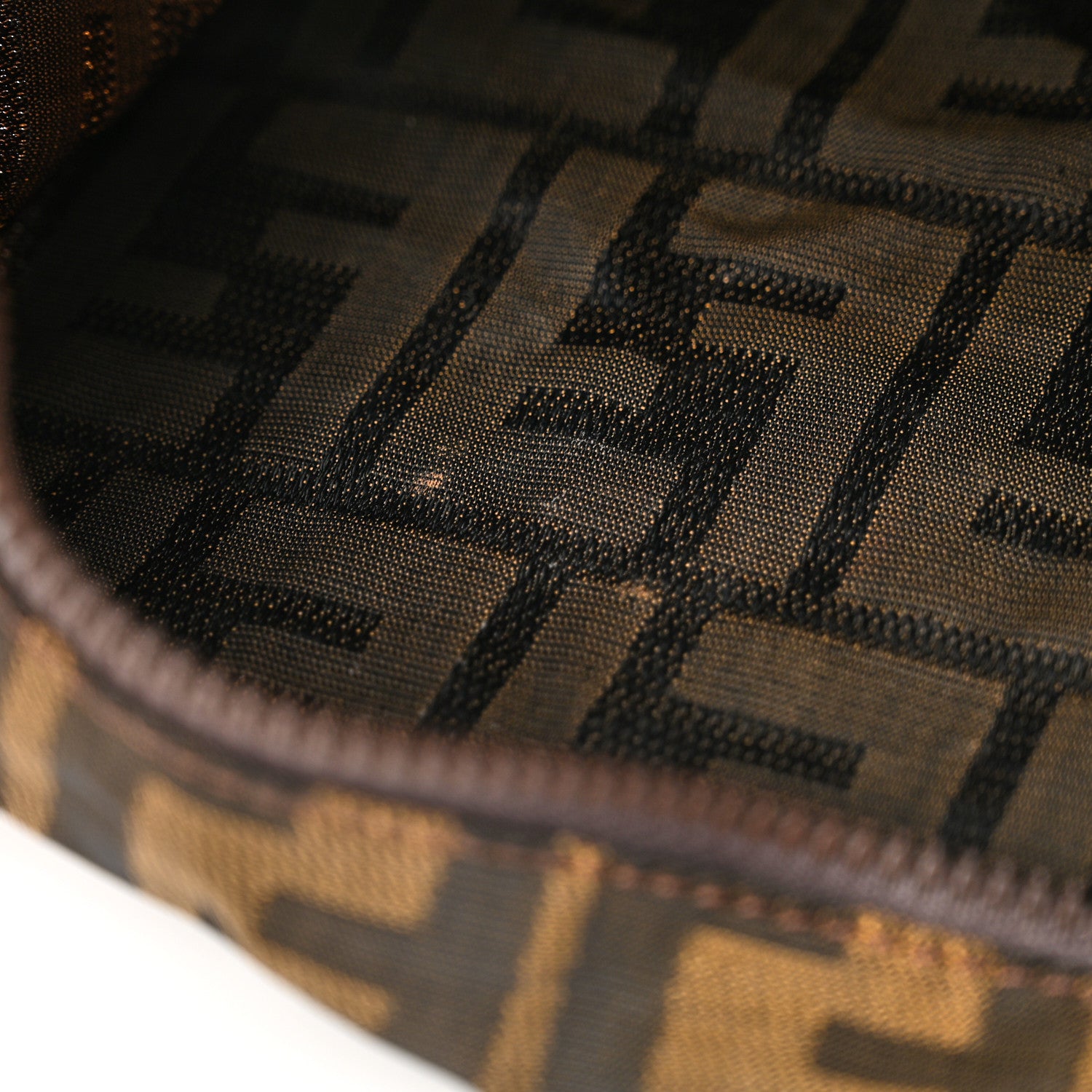Fendi Zucca Pouch Tobacco 9 of 12