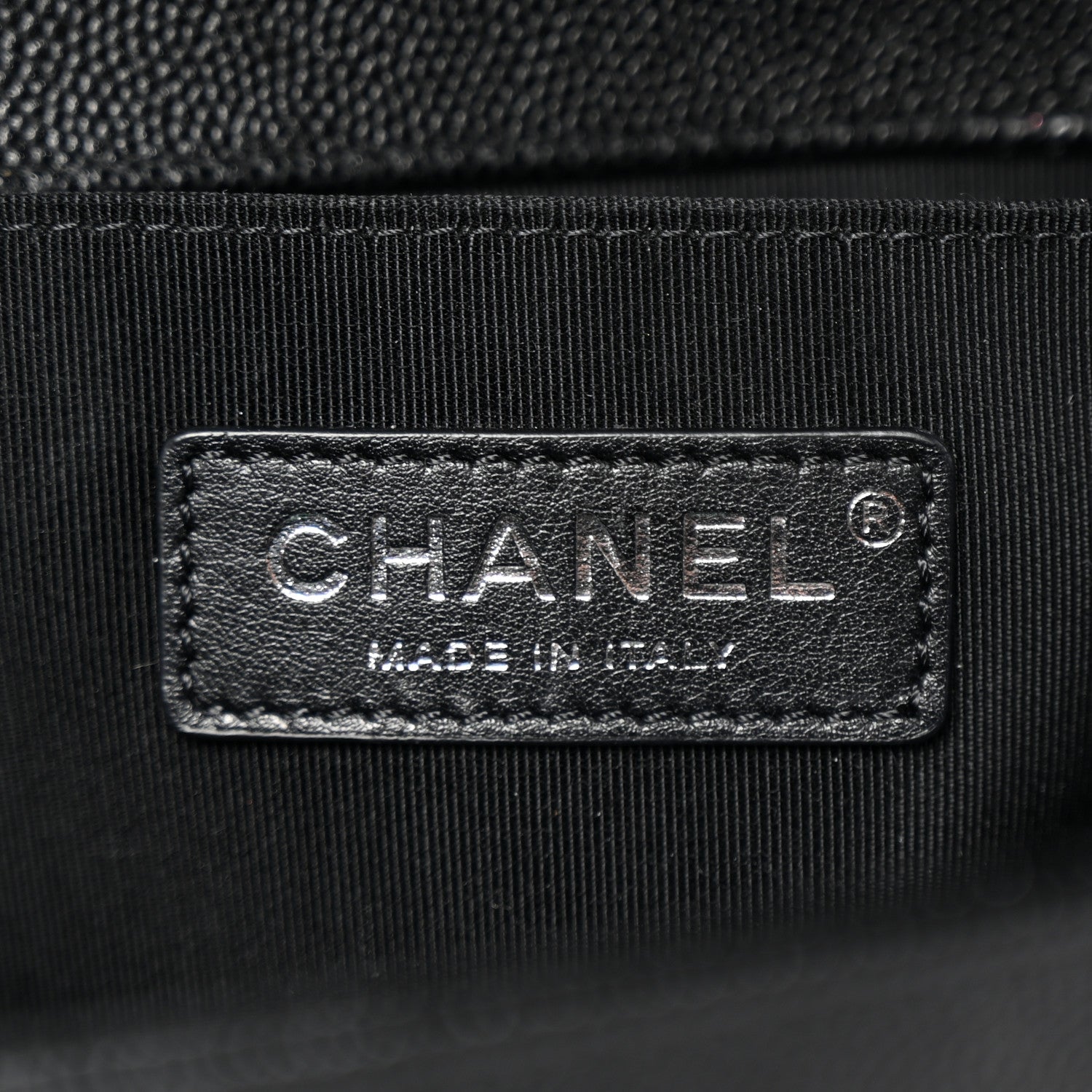 Chanel Caviar Quilted Medium Boy Flap Black 6 of 10