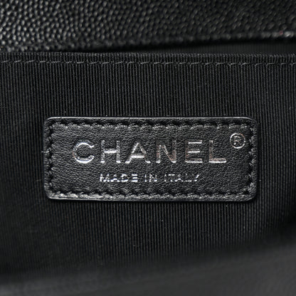 Chanel Caviar Quilted Medium Boy Flap Black 6 of 10