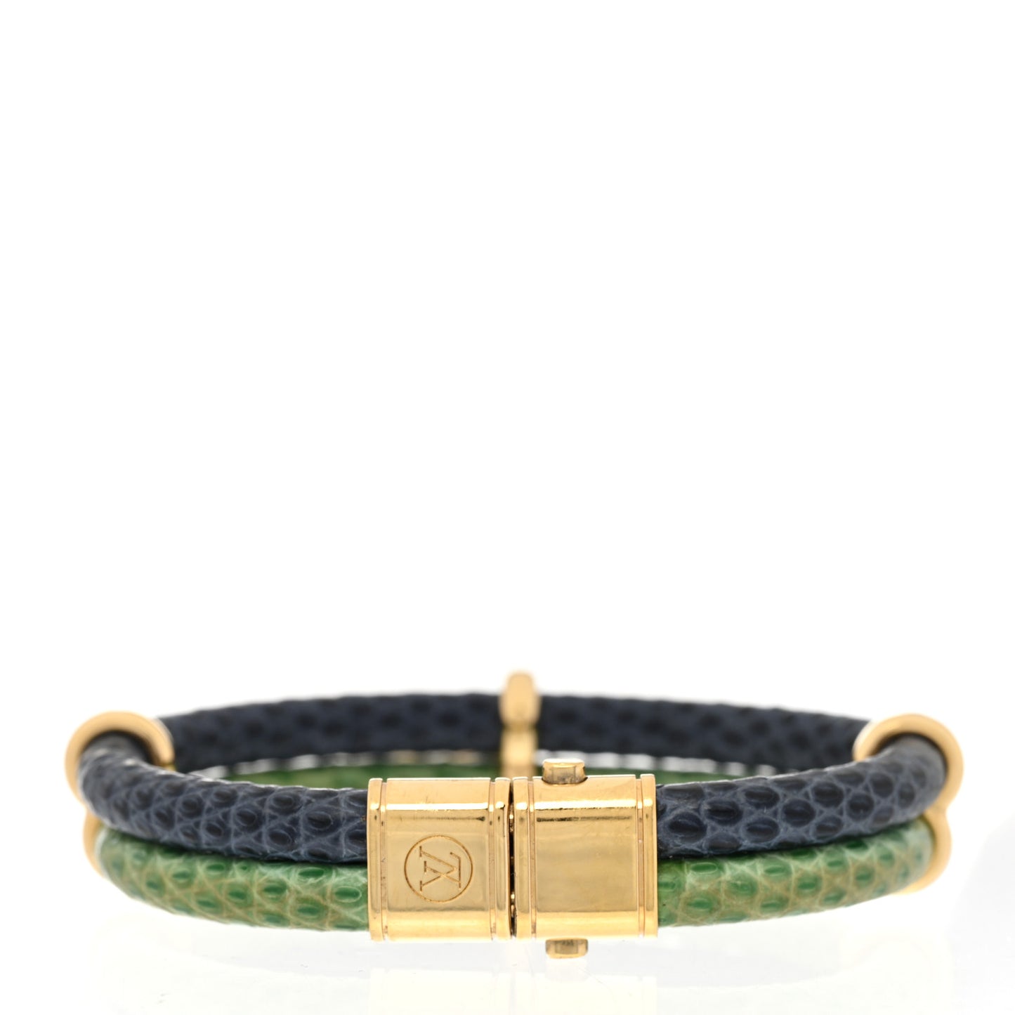 Snakeskin Keep It Twice Bracelet Blue Green