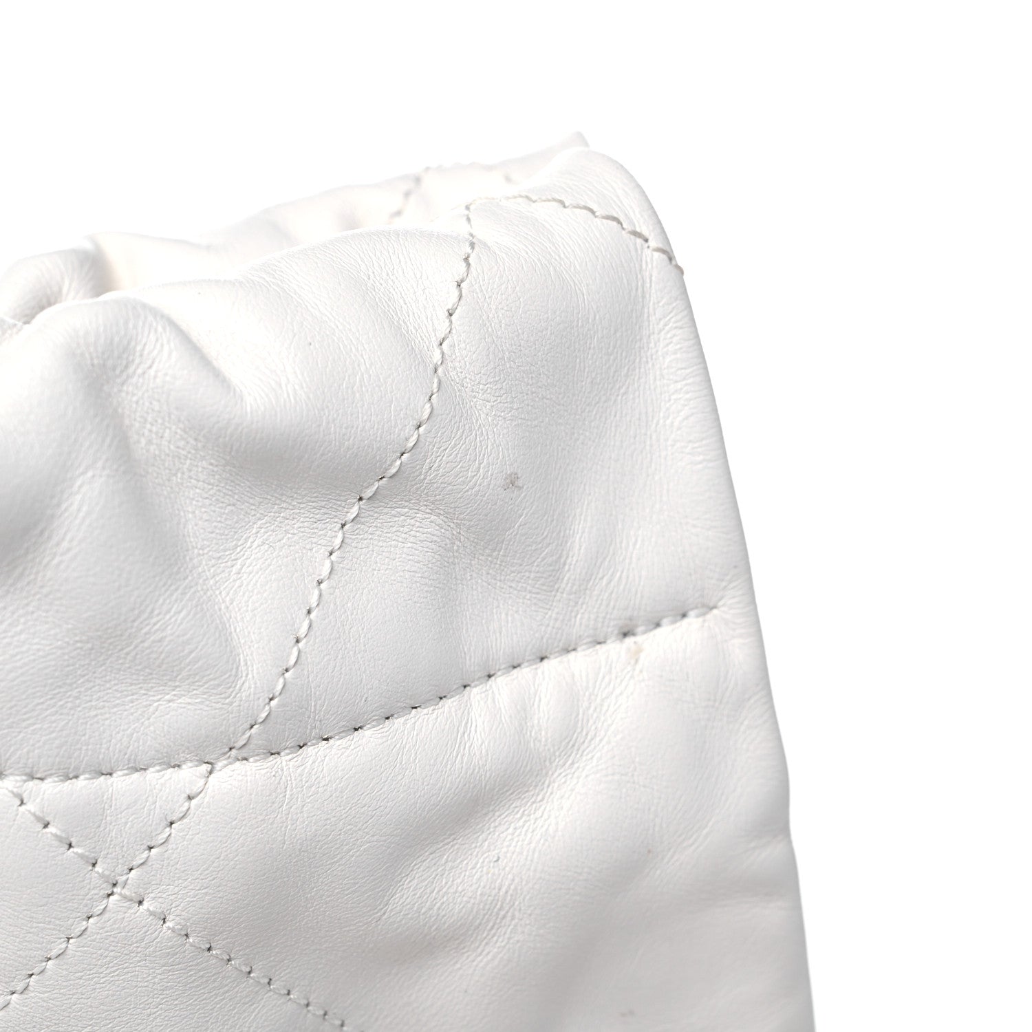 Chanel Shiny Calfskin Quilted Chanel 22 White 12 of 12