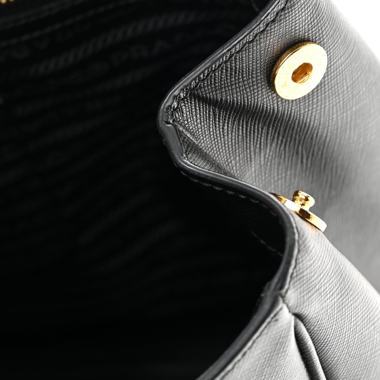 Saffiano Lux Large Tote Black