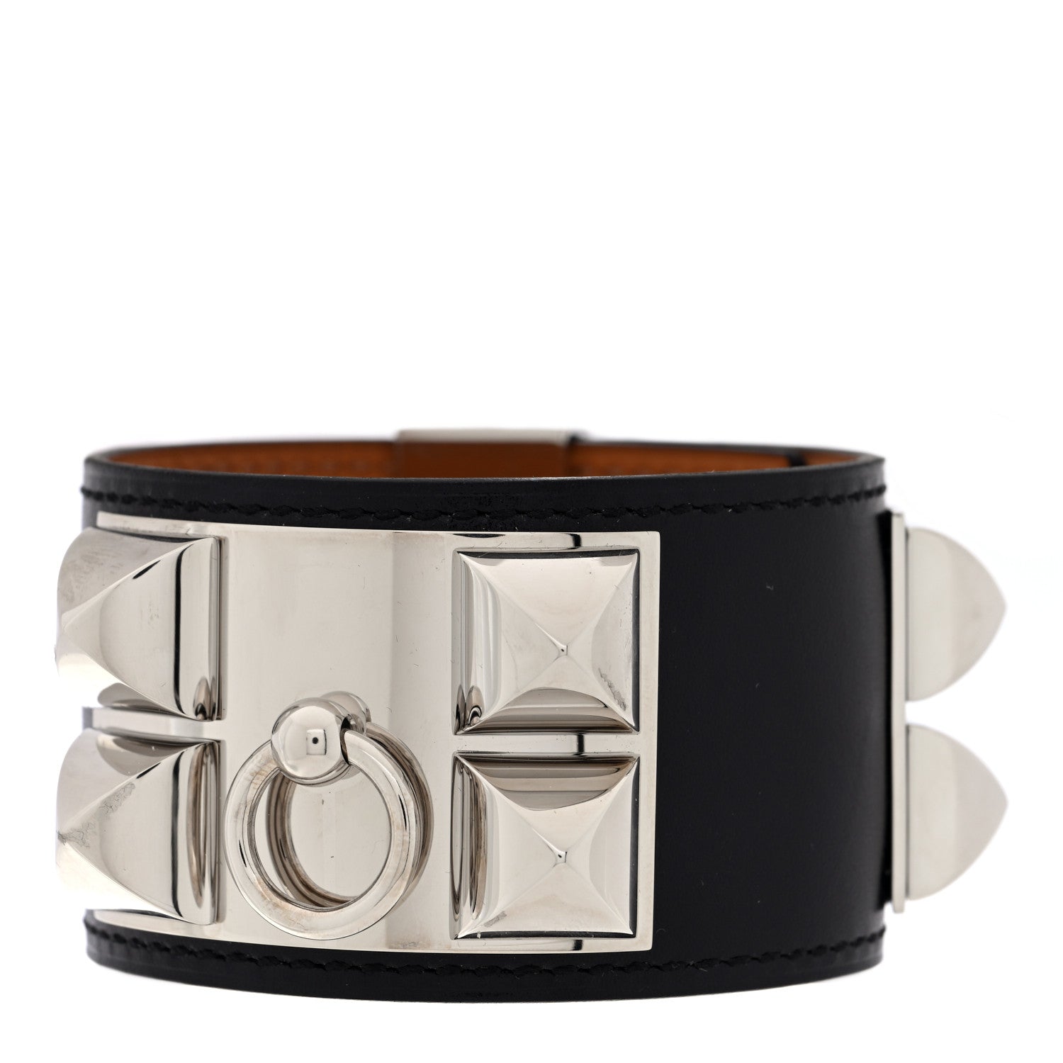 Hermes Box Collier De Chien CDC Bracelet S Black 1 of 6