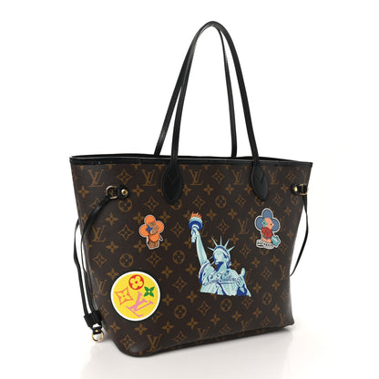 Louis Vuitton Monogram My LV World Tour Neverfull MM 3 of 9