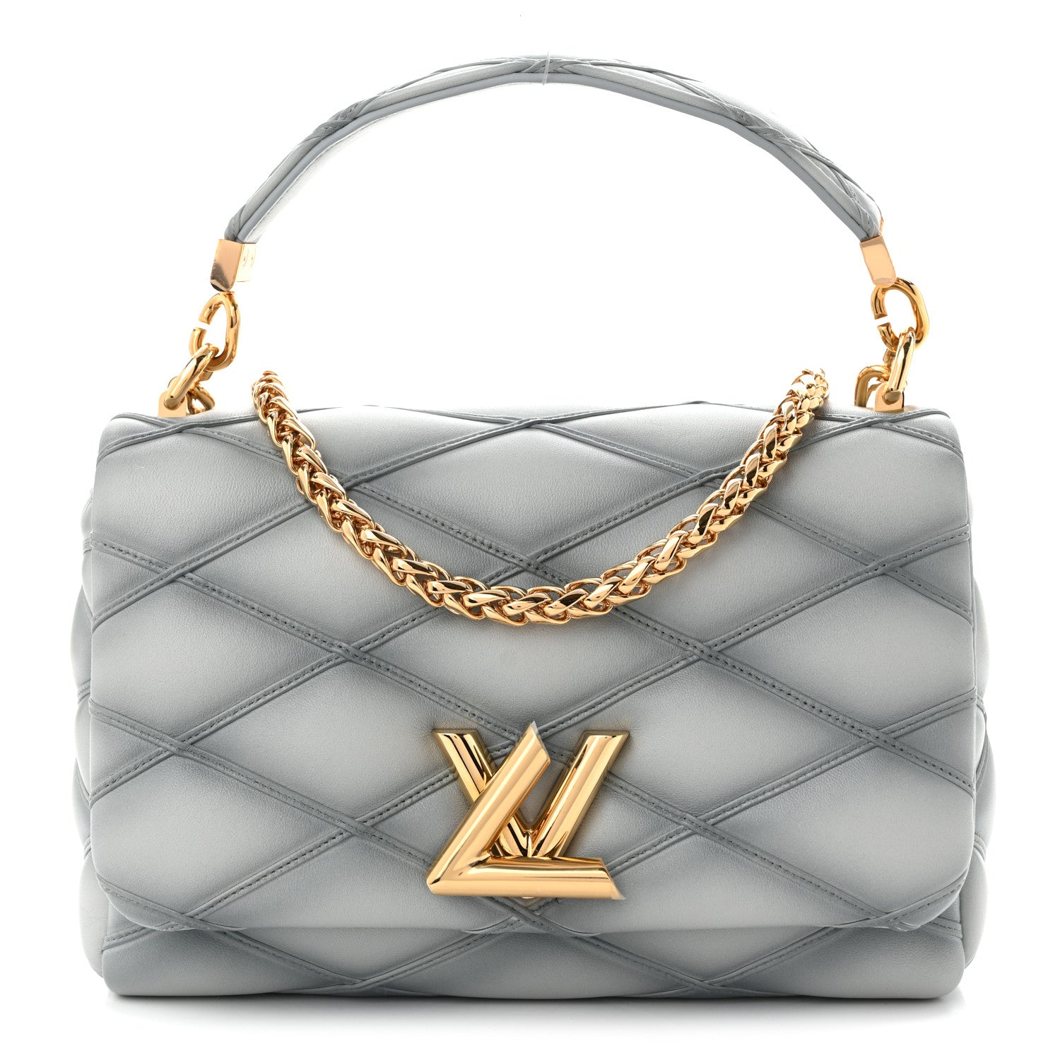 Louis Vuitton Lambskin Malletage GO-14 MM Ecume 1 of 10