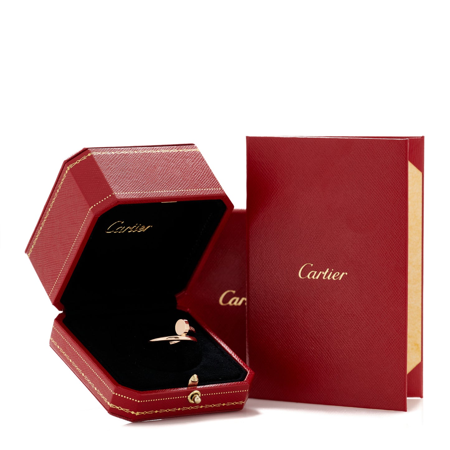 18K Pink Gold Juste Un Clou Ring 56 7.5