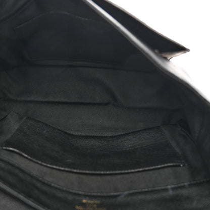 Louis Vuitton Calfskin Snakeskin Lockme MM Black 5 of 10