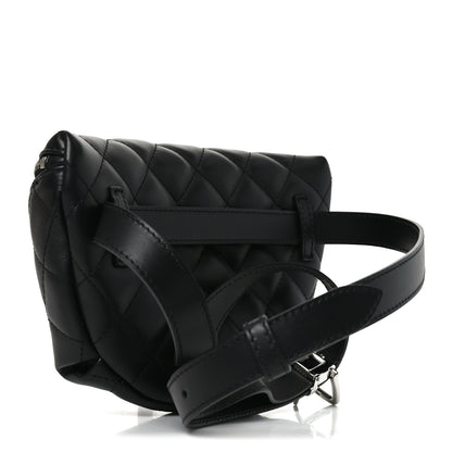 Chanel Calfskin Quilted Waist Belt Bag Black 3 of 11