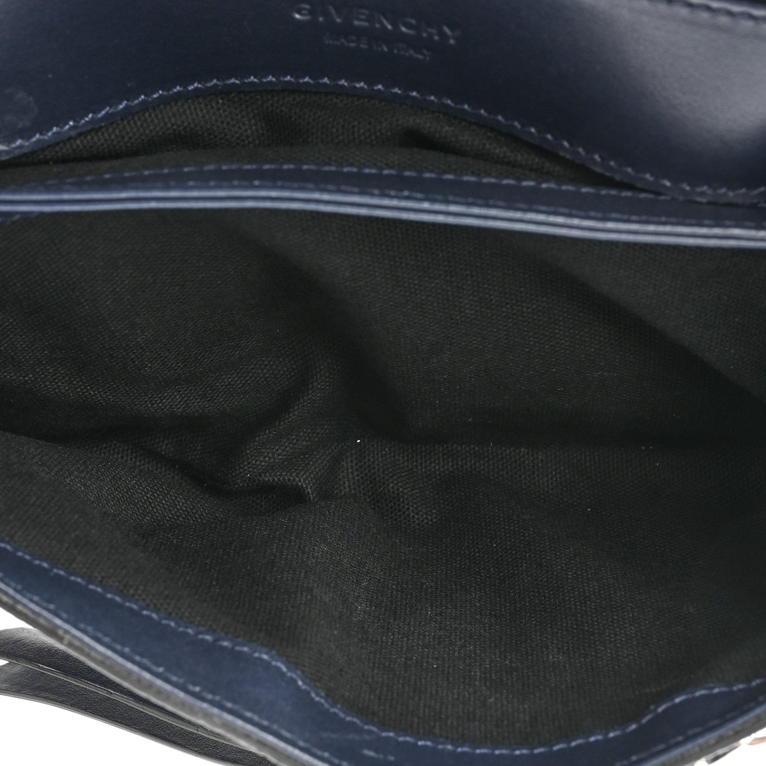 Givenchy Calfskin Duetto Crossbody Bag Blue Burgundy 5 of 13