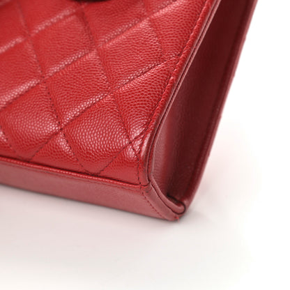 Chanel Caviar Quilted Classic Phone Holder Red 13 of 16