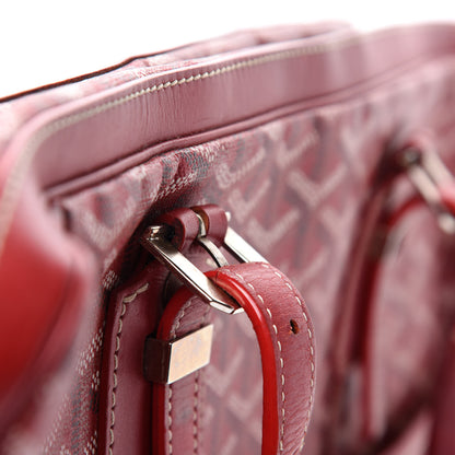 Goyard Goyardine Ambassade MM Briefcase Red 12 of 19