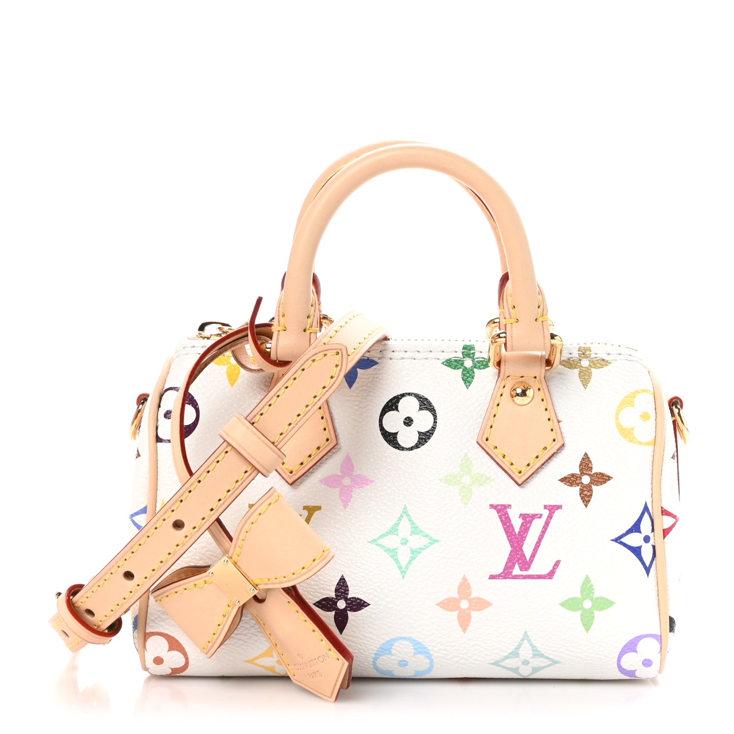 Louis Vuitton LV X TM Monogram Multicolor Nano Speedy White 1 of 10
