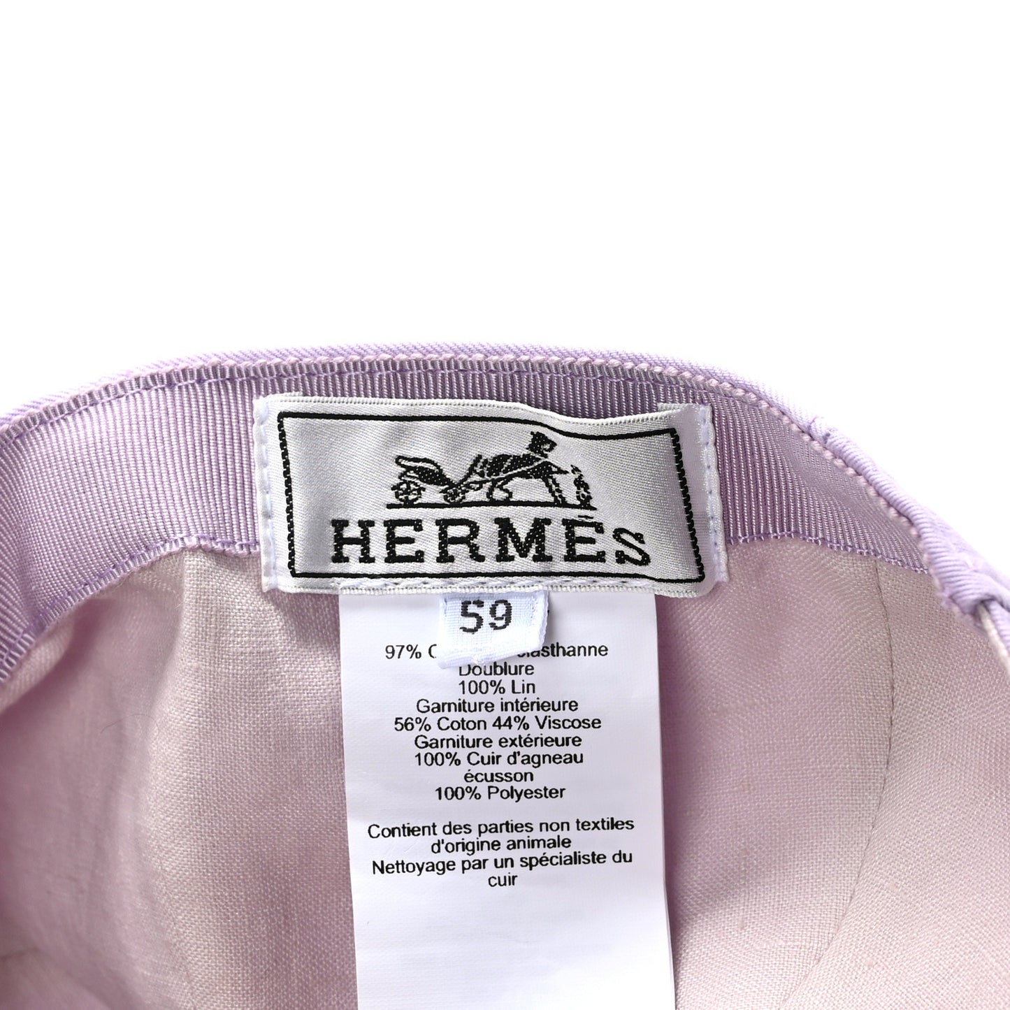 Cotton Miles H Circle Hat 59 Lilas