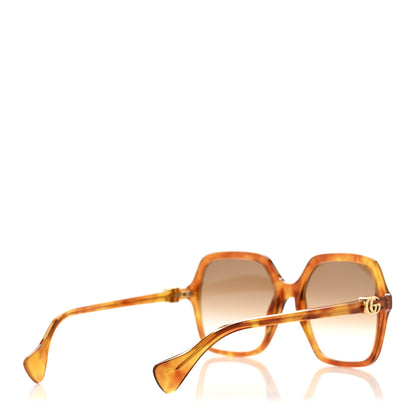 Gucci Acetate Oversize Rectangle Frame GG1072S Sunglasses Tortoise 4 of 8