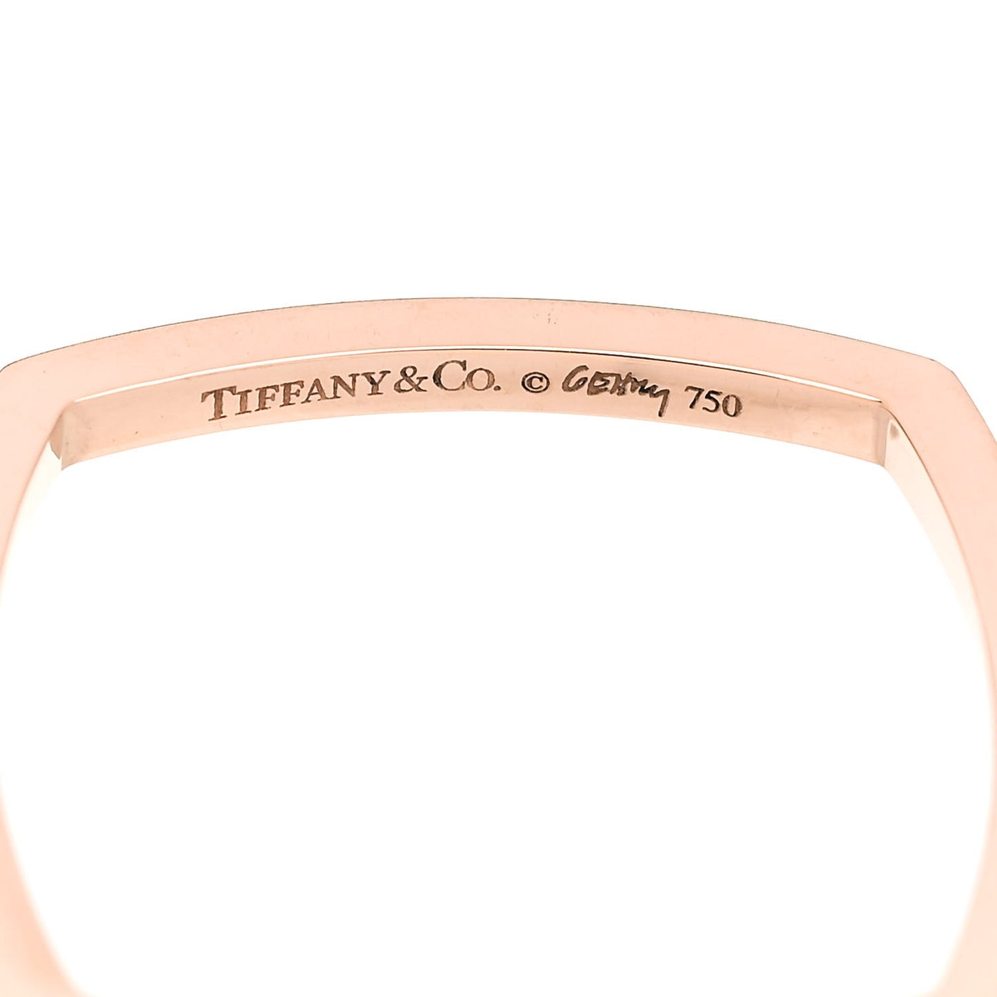18K Rose Gold Frank Gehry Torque Ring 53 6.5