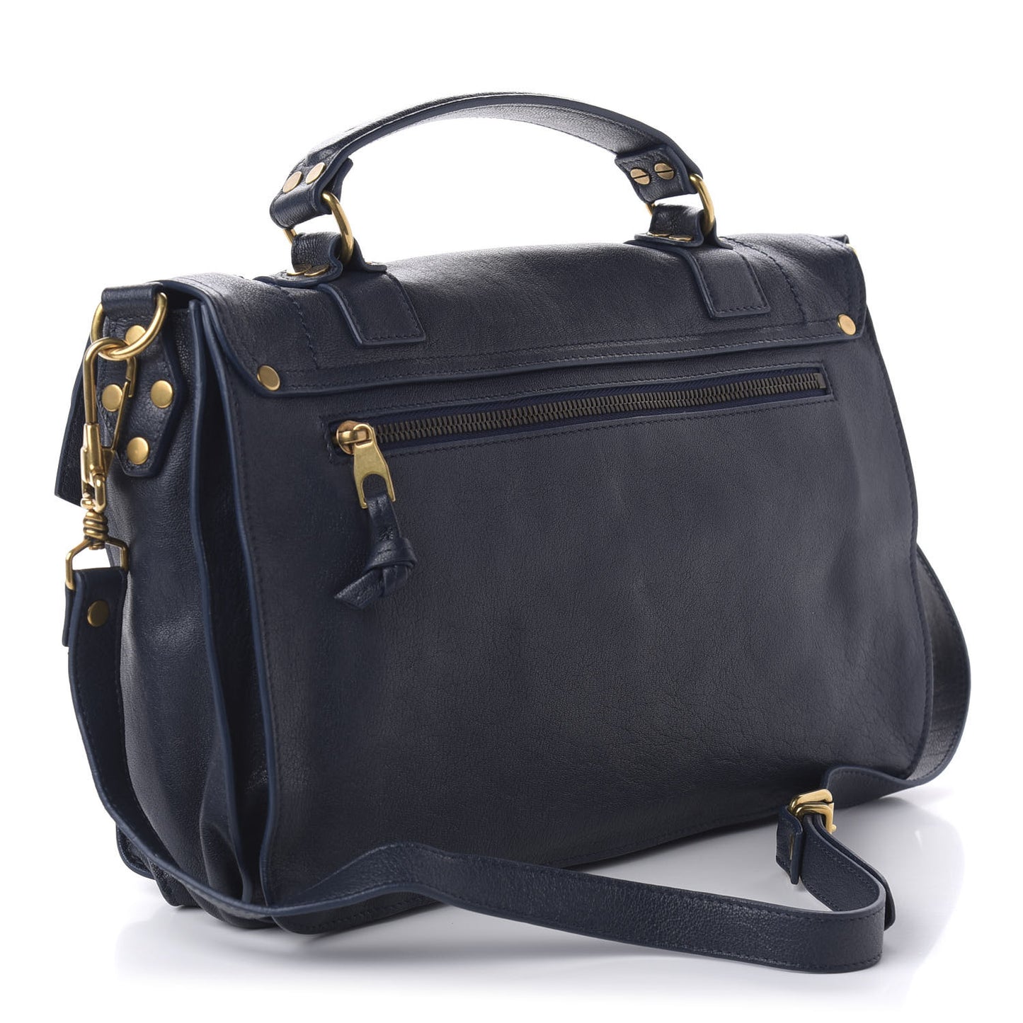 Lambskin Medium PS1 Satchel Midnight