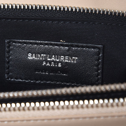 Saint Laurent Calfskin Y Quilted Monogram Large Loulou Shopper Nude Powder 6 of 7