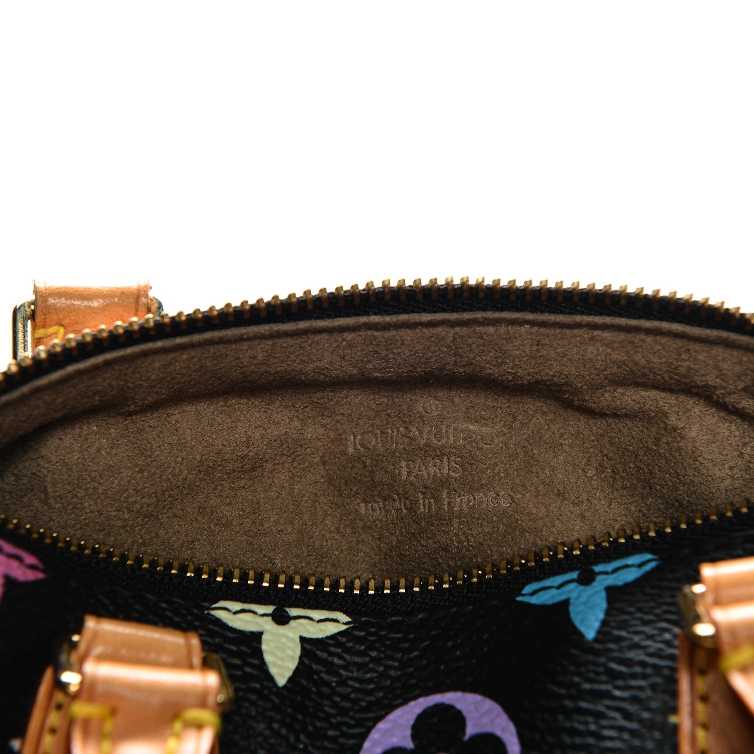 Louis Vuitton Monogram Multicolor Mini Sac HL Speedy Black 6 of 6