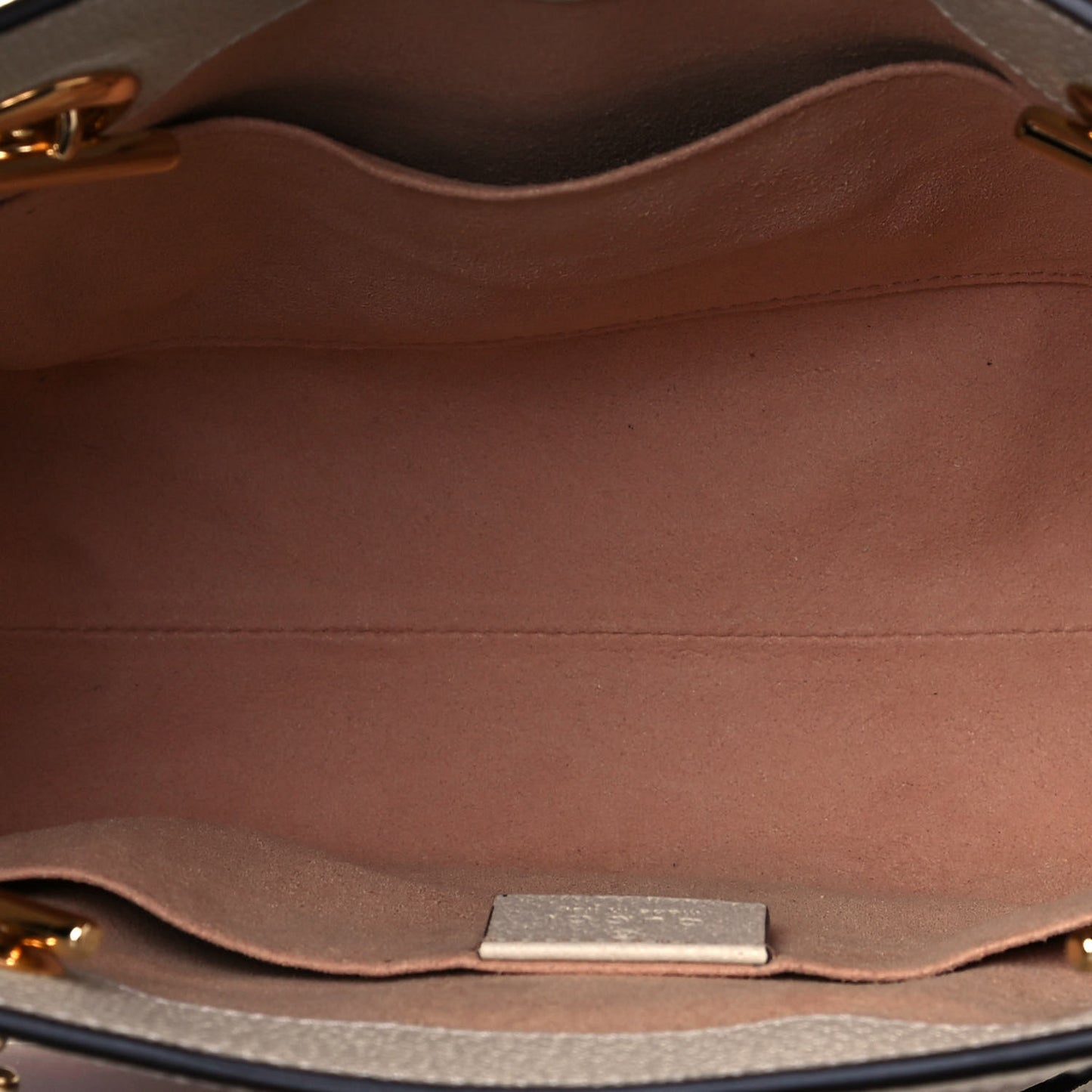 GG Supreme Monogram Flora Textured Calfskin Small Padlock Tote Beige Ebony Multicolor Mystic White