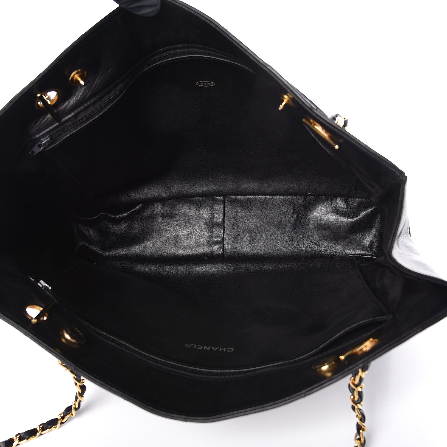 Chanel Lambskin Quilted Shoulder Bag Black 5 of 12