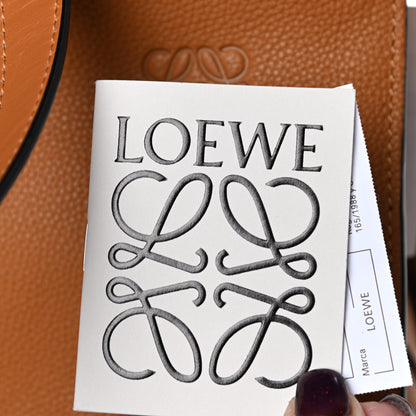 Loewe Grained Calfskin Cushion Tote Tan 6 of 23