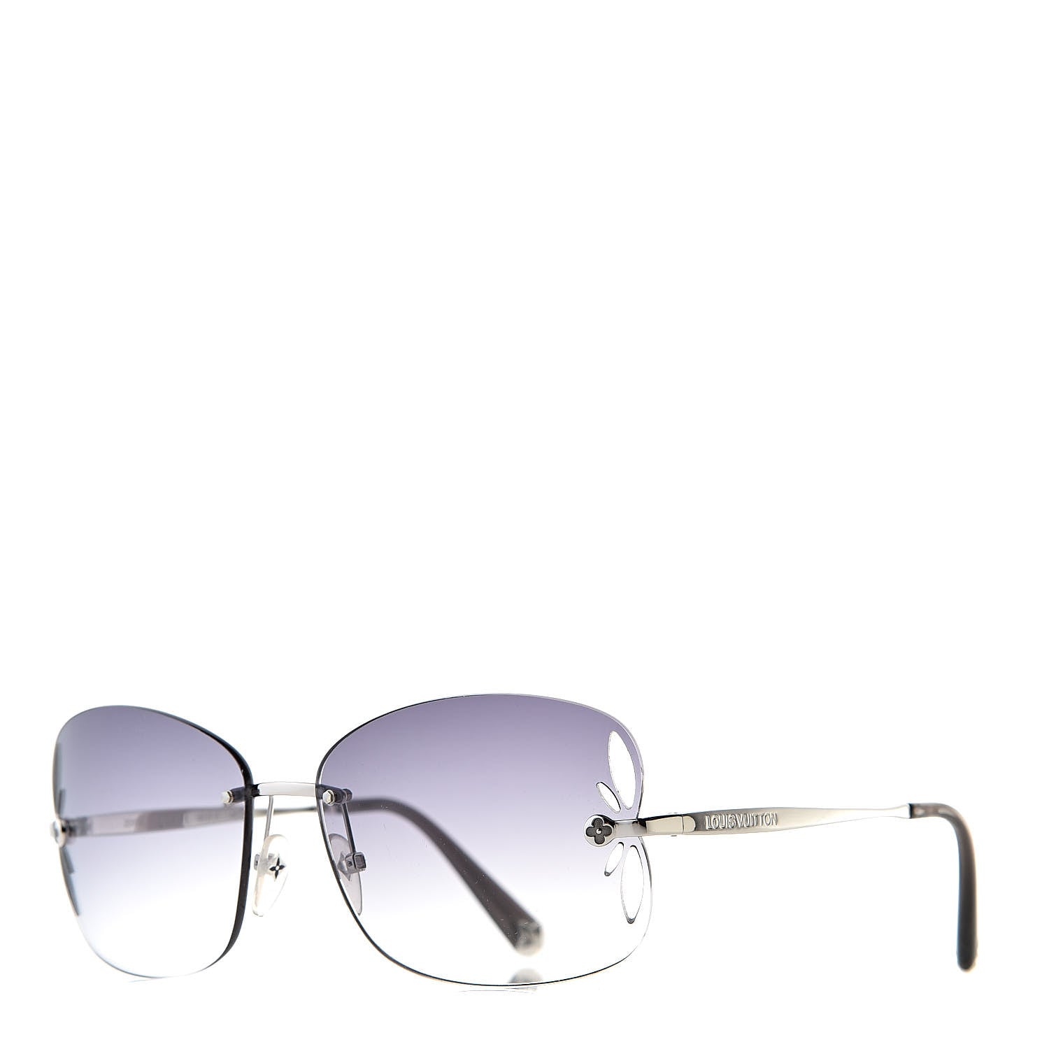 Louis Vuitton Lily Glitter Sunglasses Z0308U Dark Grey 1 of 7