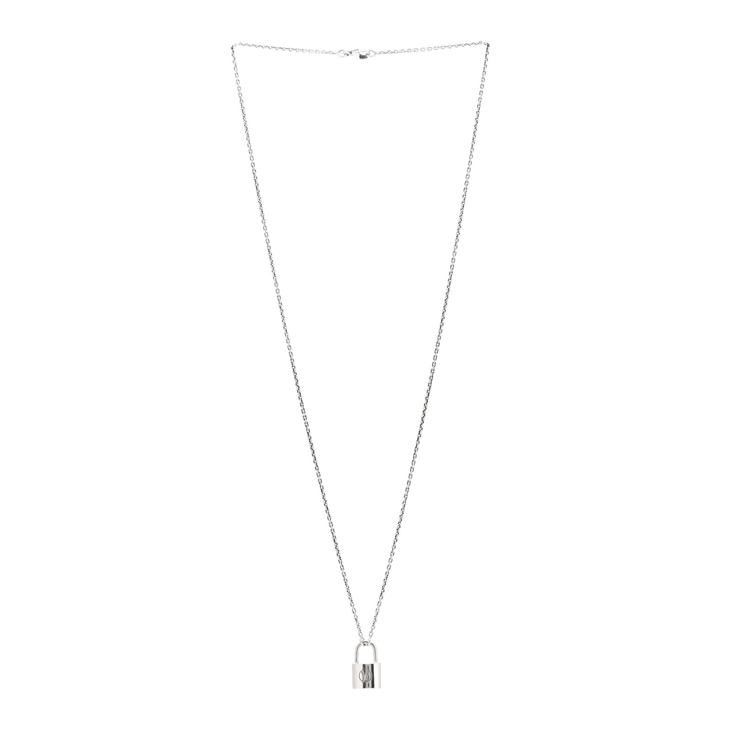 Sterling Silver Lockit Necklace