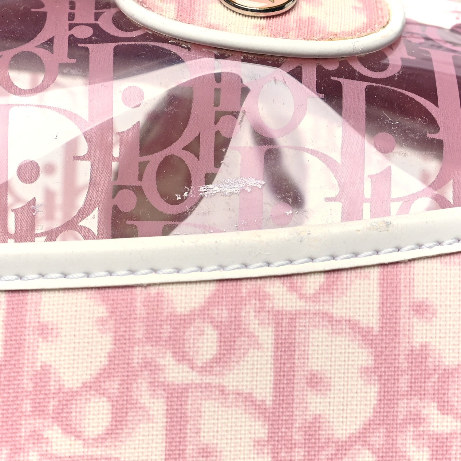 Christian Dior Monogram PVC Bowler Pink 11 of 15