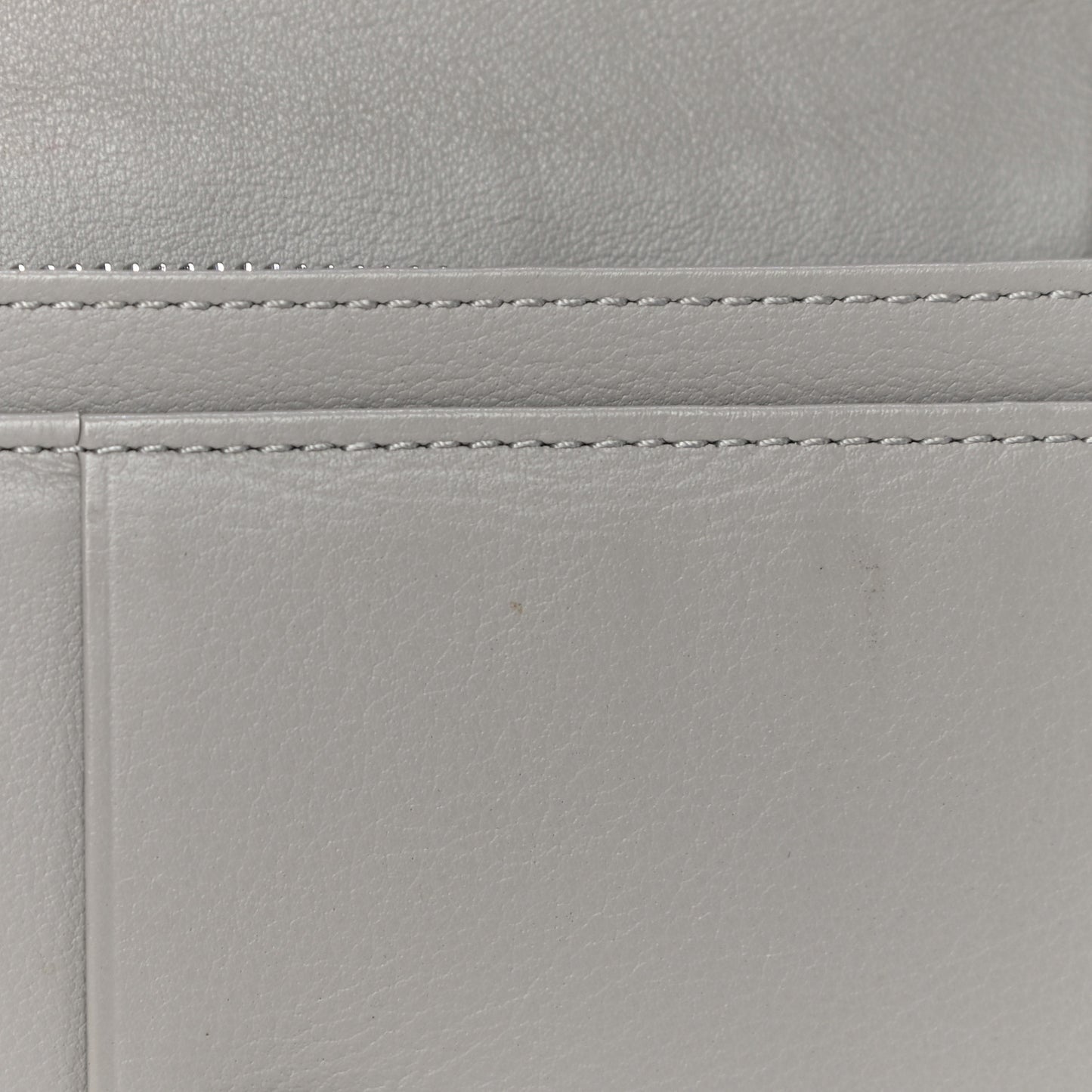 Calfskin Ottomar Large Klara Two Fold Wallet Dove