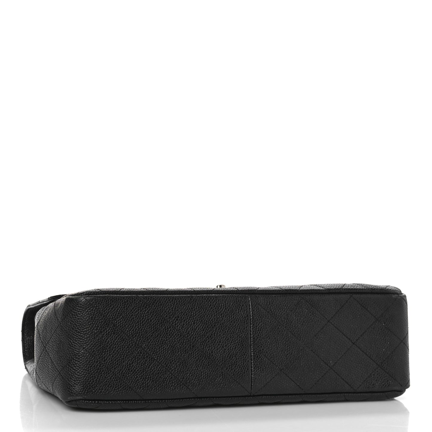 Caviar Quilted Jumbo Single Flap Black
