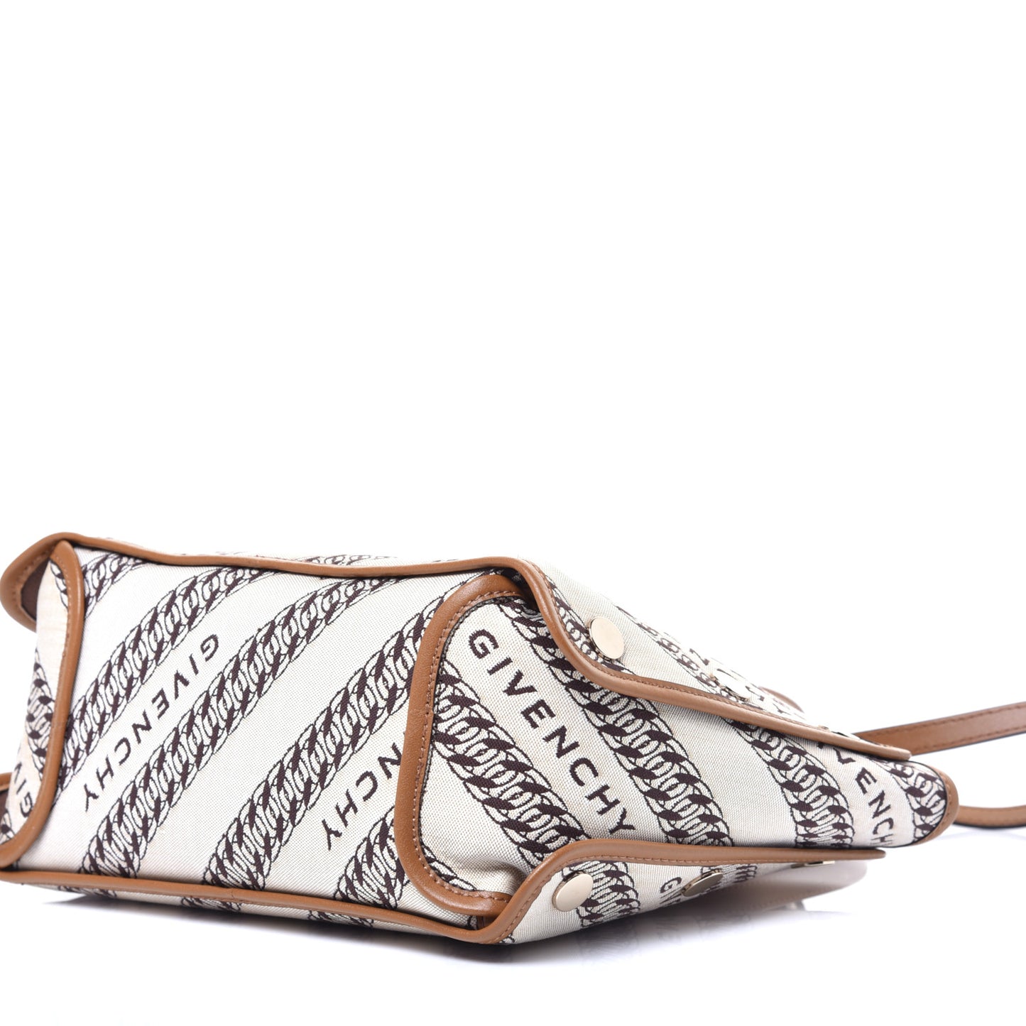 Canvas Mini Bond Shopper Tote Beige