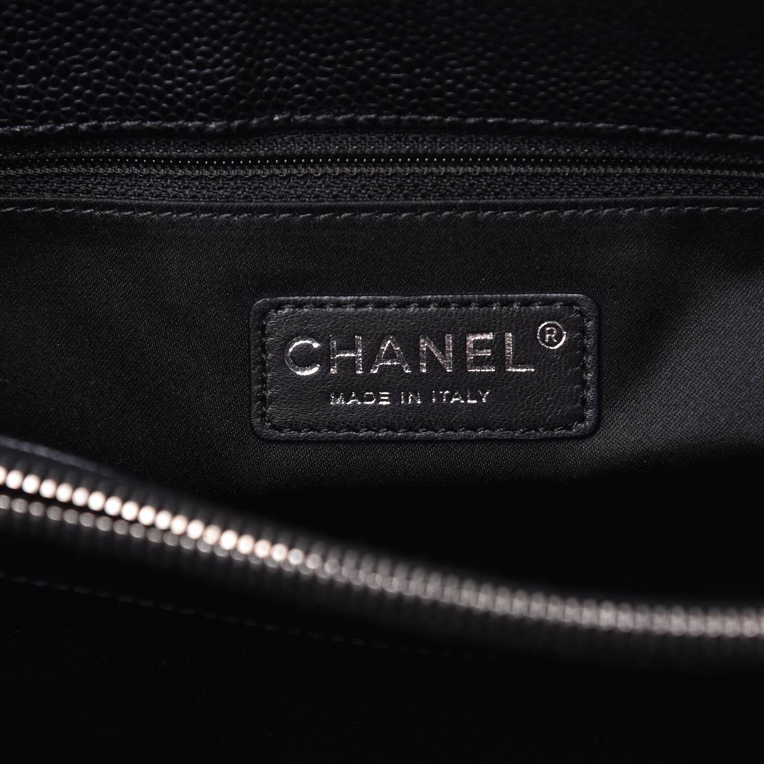 Chanel Caviar Quilted Grand Shopping Tote GST Black 6 of 12