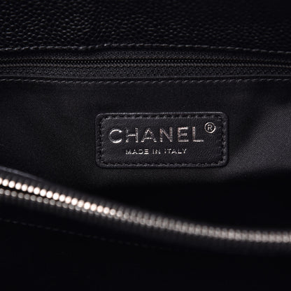 Chanel Caviar Quilted Grand Shopping Tote GST Black 6 of 12
