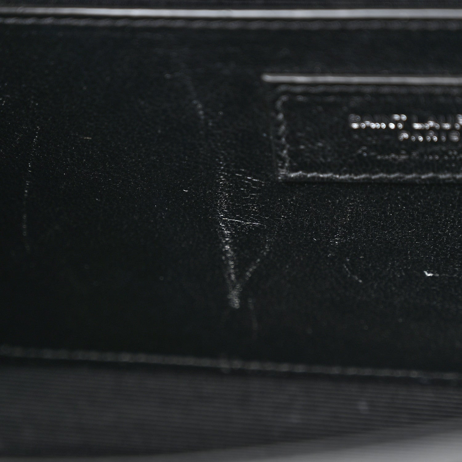 Saint Laurent Grain De Poudre Medium Classic Monogram Kate Satchel Black 11 of 13