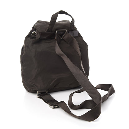 Prada Tessuto Nylon Vela Small Backpack Brown 3 of 10