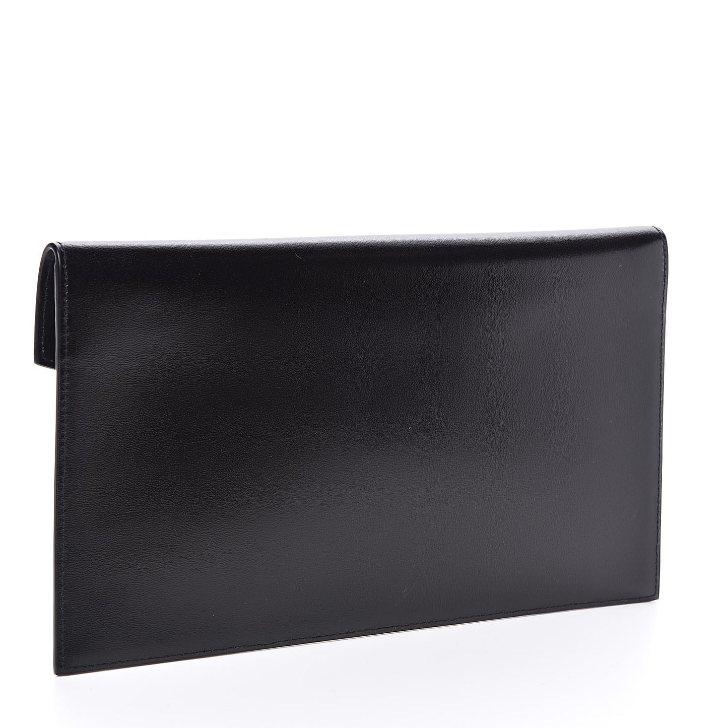 Smooth Shiny Calfskin Monogram Uptown Pouch Black