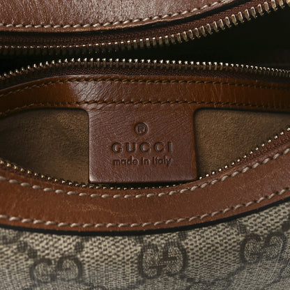 Gucci GG Supreme Monogram Linea A Hobo Brown 6 of 10