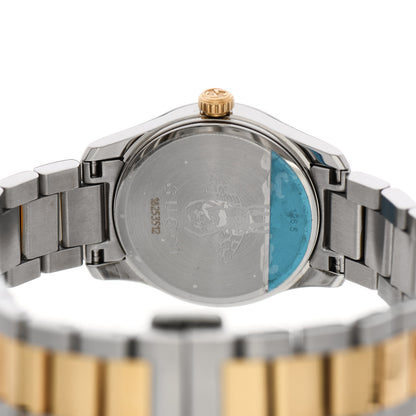 Gucci Stainless Steel 27mm G-Timeless Two Tone Cat Quartz Watch 4 of 6