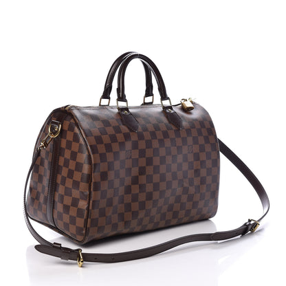 Louis Vuitton Damier Ebene Speedy Bandouliere 35 4 of 10