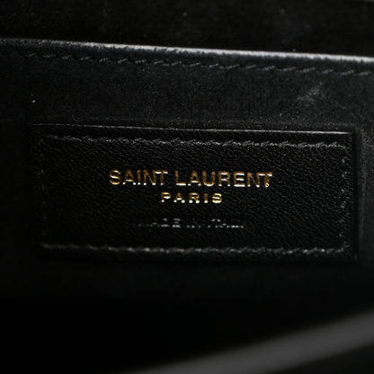 Saint Laurent Calfskin Medium Monogram Sunset Black 6 of 11